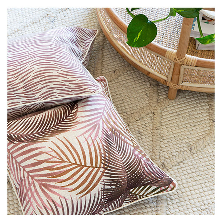 Seminyak Rose-Indoor Outdoor Cushion Cover-With Piping-45cm X 45cm