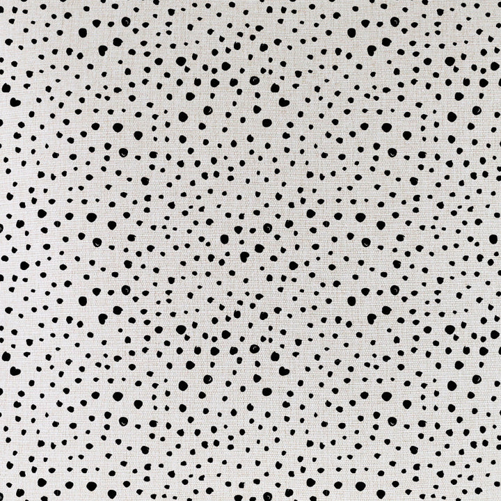 Lunar Black Spot-With Black Piping-Indoor Outdoor Cushion Cover-45cm X 45cm