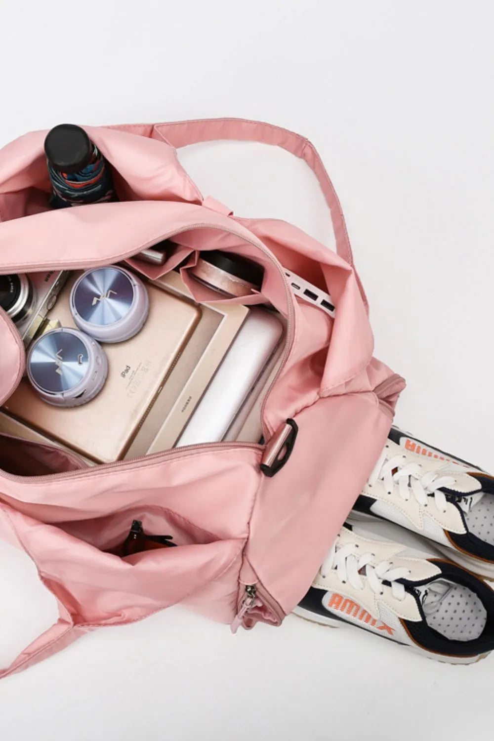 Active Retreat Waterproof Yoga Sports Travel Duffle Bag - Misty Rose | Rezortly