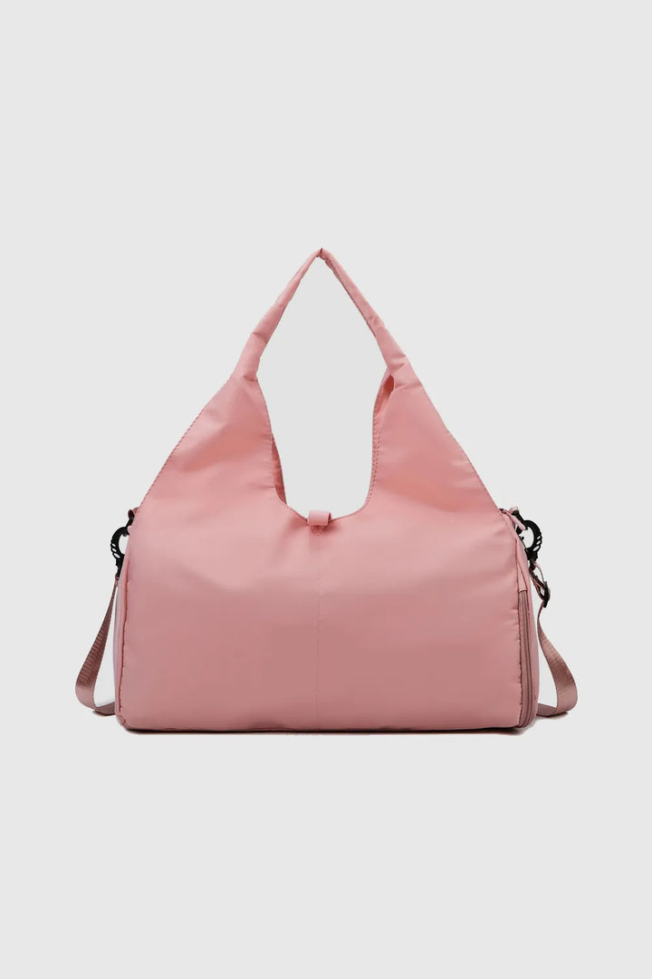 Active Retreat Waterproof Yoga Sports Travel Duffle Bag - Misty Rose | Rezortly