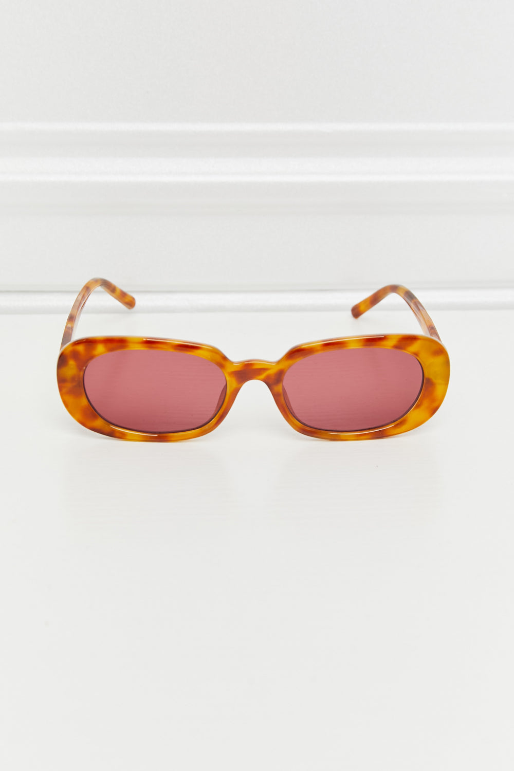 Eva Oval Full Rim UV400 Sunglasses Outback Sunset Orange | Rezortly