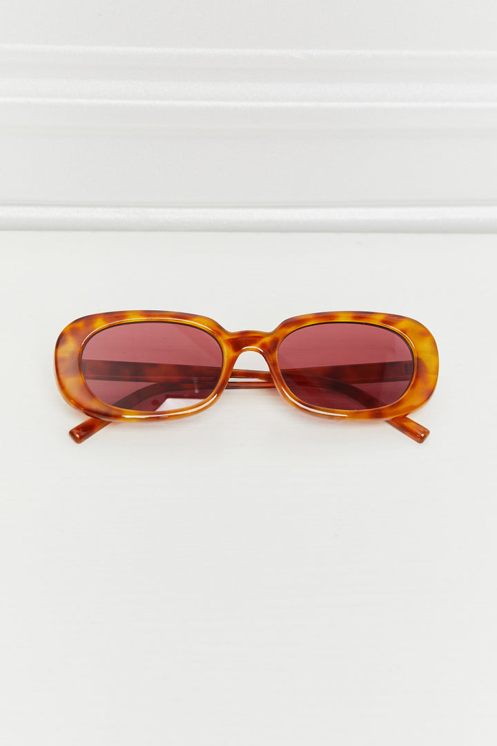 Eva Oval Full Rim UV400 Sunglasses Outback Sunset Orange | Rezortly