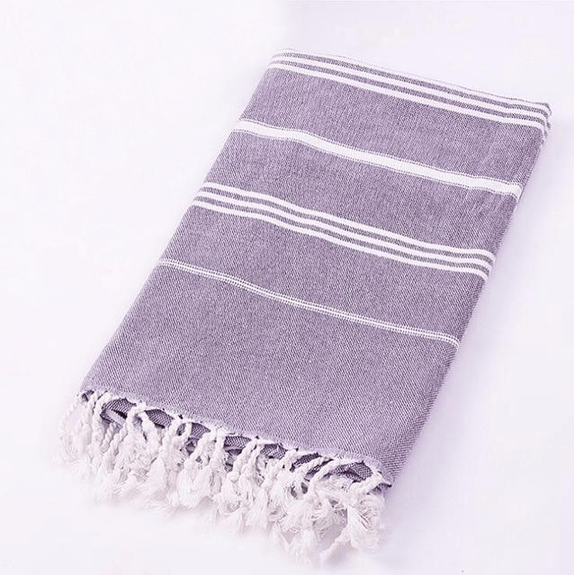 Palm Beach Turkish Towel Purple - Rezortly