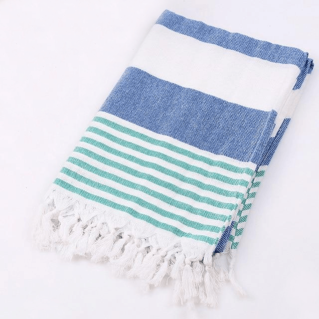 Kirra Beach Turkish Towel Blue - Rezortly