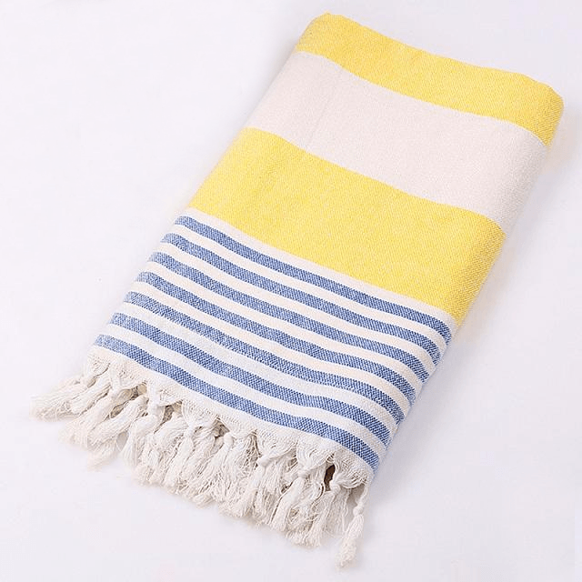 Kirra Beach Turkish Towel Yellow - Rezortly