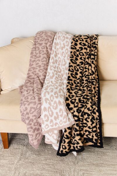 Zanzibar Cuddley Leopard Print Decorative Throw Blanket  | Rezortly.com